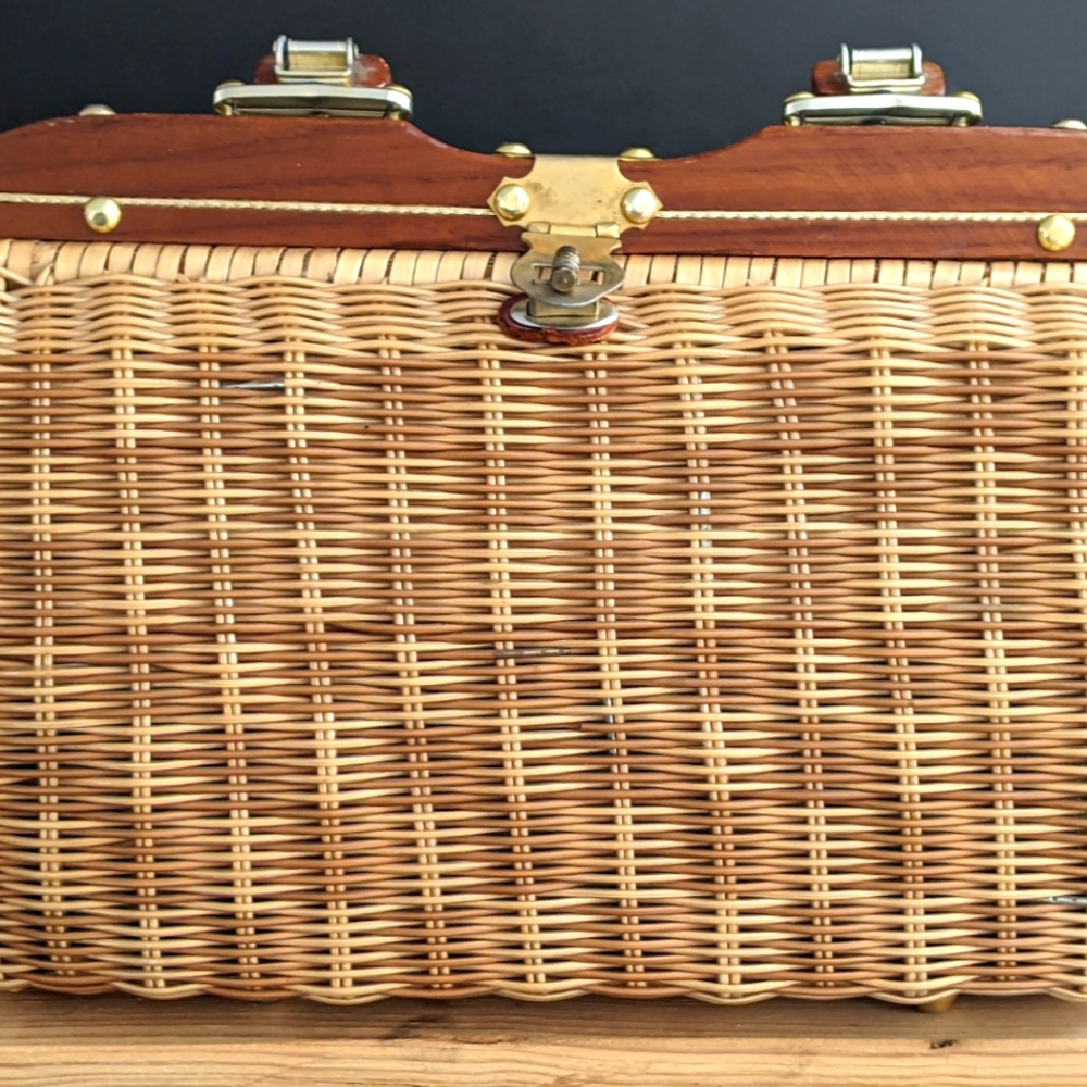 Vintage Rattan Purse